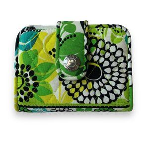 Vera Bradley Limes Up Bifold Snap Wallet